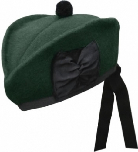 Dark-Green-Glengarry-Cap