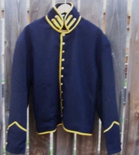 CIVIL-WAR-REENACTOR-UNION-CAVALRY-SHELL-WITH-ROLLED-BOLSTERS-JACKET-42