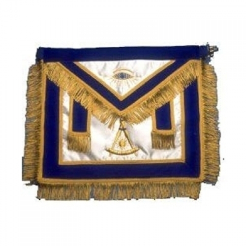 QUALITY-MASONIC-APRONS-GOLD/SILVER-FRINGE,