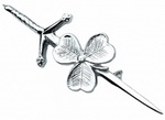 Shamrock(Clover)-kilt-Pin--chrome-finish-has-a-swivel-lock-pin