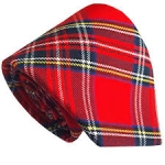 New-Wool-Highlandwear-Scottish-Clan-Tartan-Neck-Tie-in-ROYAL-STEWART-TARTAN