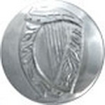 LARGE-24-mm-CHROME-Irish-Harp-Button