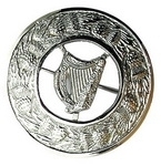 Brooch-with-Irish-Harp-Crest