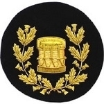 Drum-Major-Badge-Gold-Bullion-on-Black