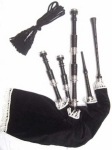 AFRICAN-BLACK-WOOD-BAGPIPE-IVORY-COLOR-FERRULES