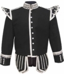 Black-Highland-Doublet-Silver-Piping-Silver-Thistle-Buttons