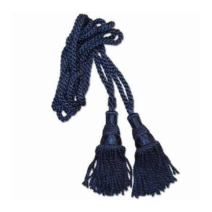 Navy 100 Percent Silk Bagpipe Cord