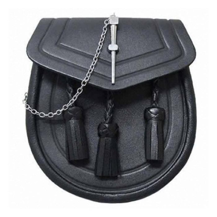 Sporran Ridged Design On The Body Flap Pin Lock 